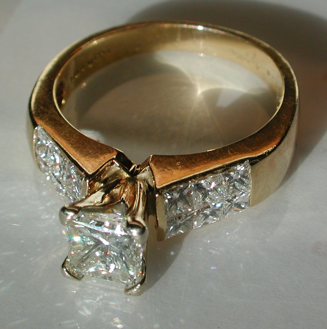 princess cut ring