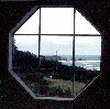 View of Ocean and Lighthouse from Tub